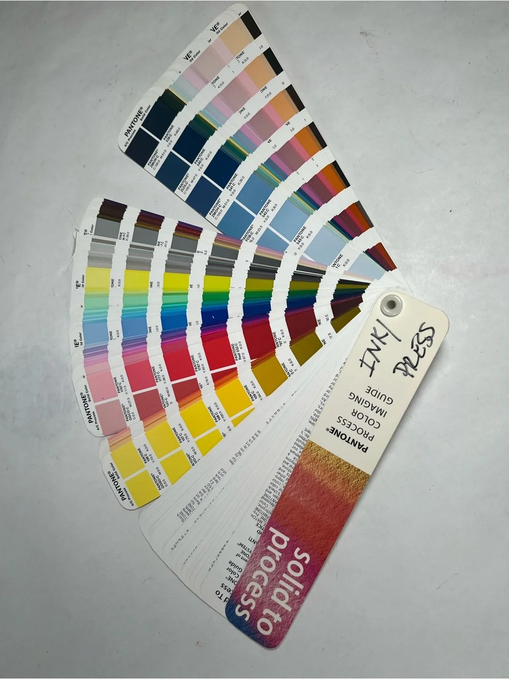 Pantone Solid to Process Color Fan Deck 1992